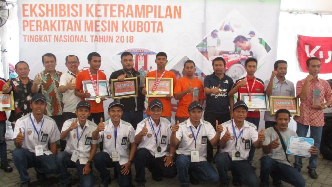 Ekshibisi Keterampilan Perakitan Mesin Kubota  Tingkat Nasional Tahun 2018